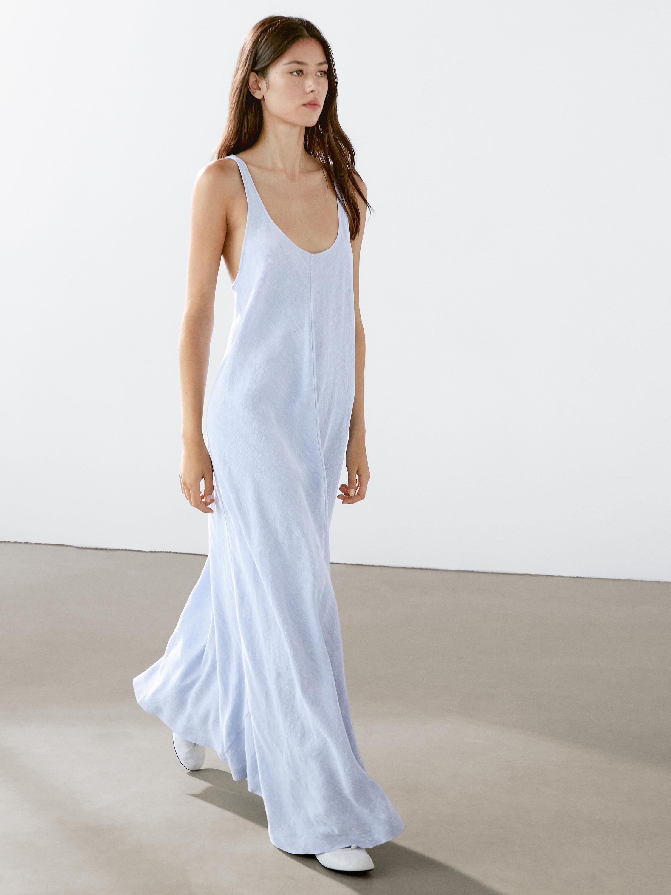 Long flowing dress with back detail